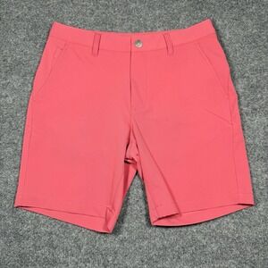 Bonobos Golf Shorts Mens 31 Athletic 8" Dark Pink Performance Stretch Wicking